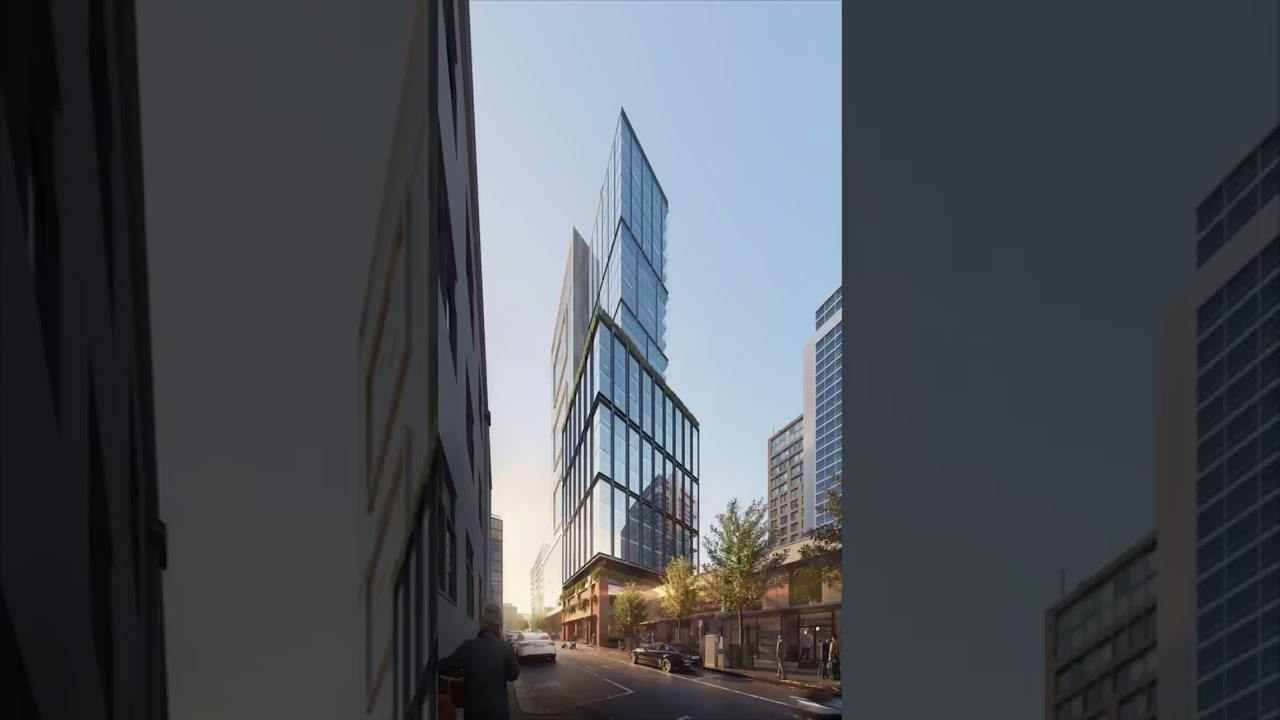 Architectural animation by CUUB for the office project with HAMPTON PROJECTS and DKO Architecture.