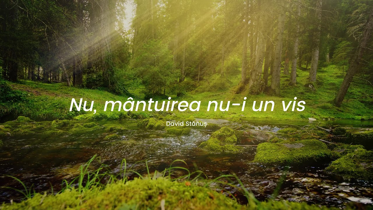 David Stănuș - Nu, mântuirea nu-i un vis