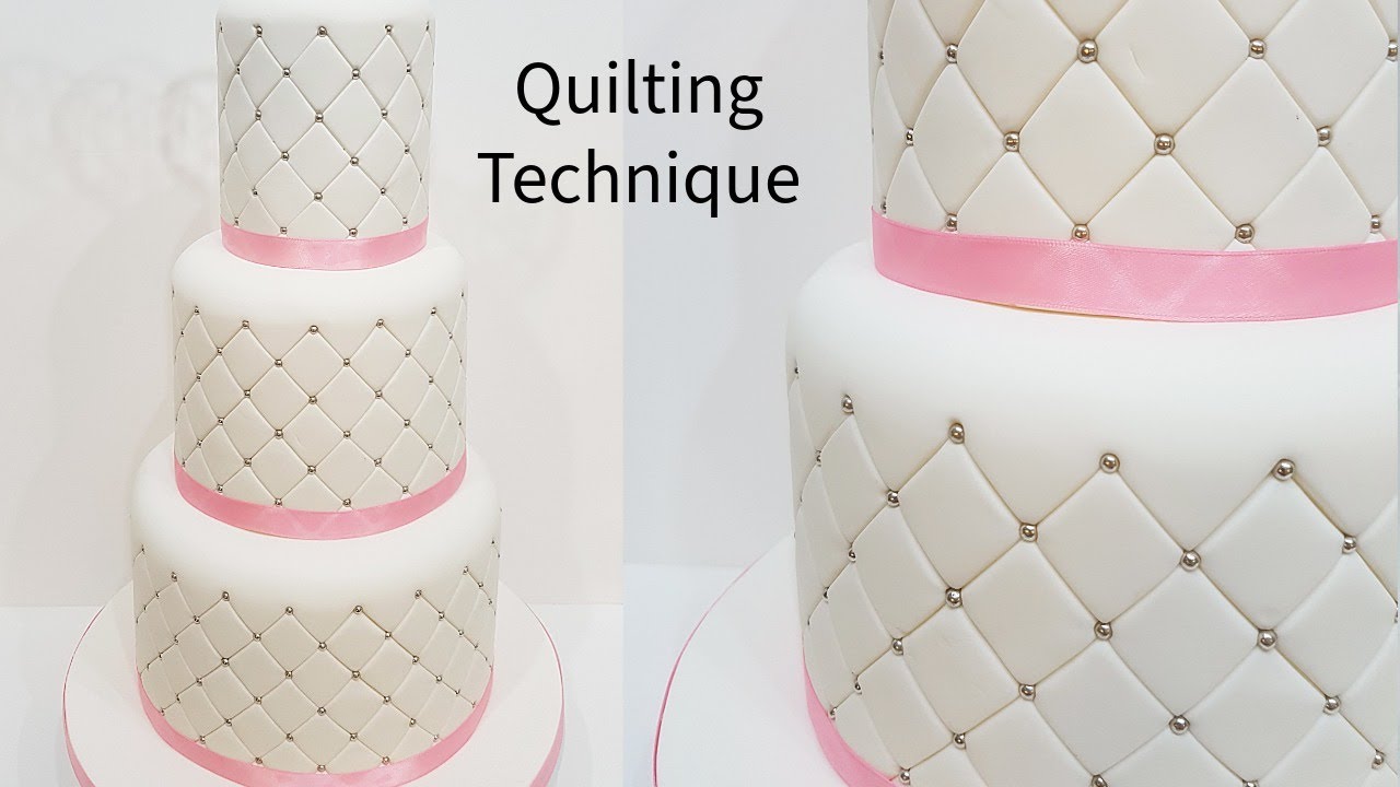 Quilted Effect Wedding Cake - How To