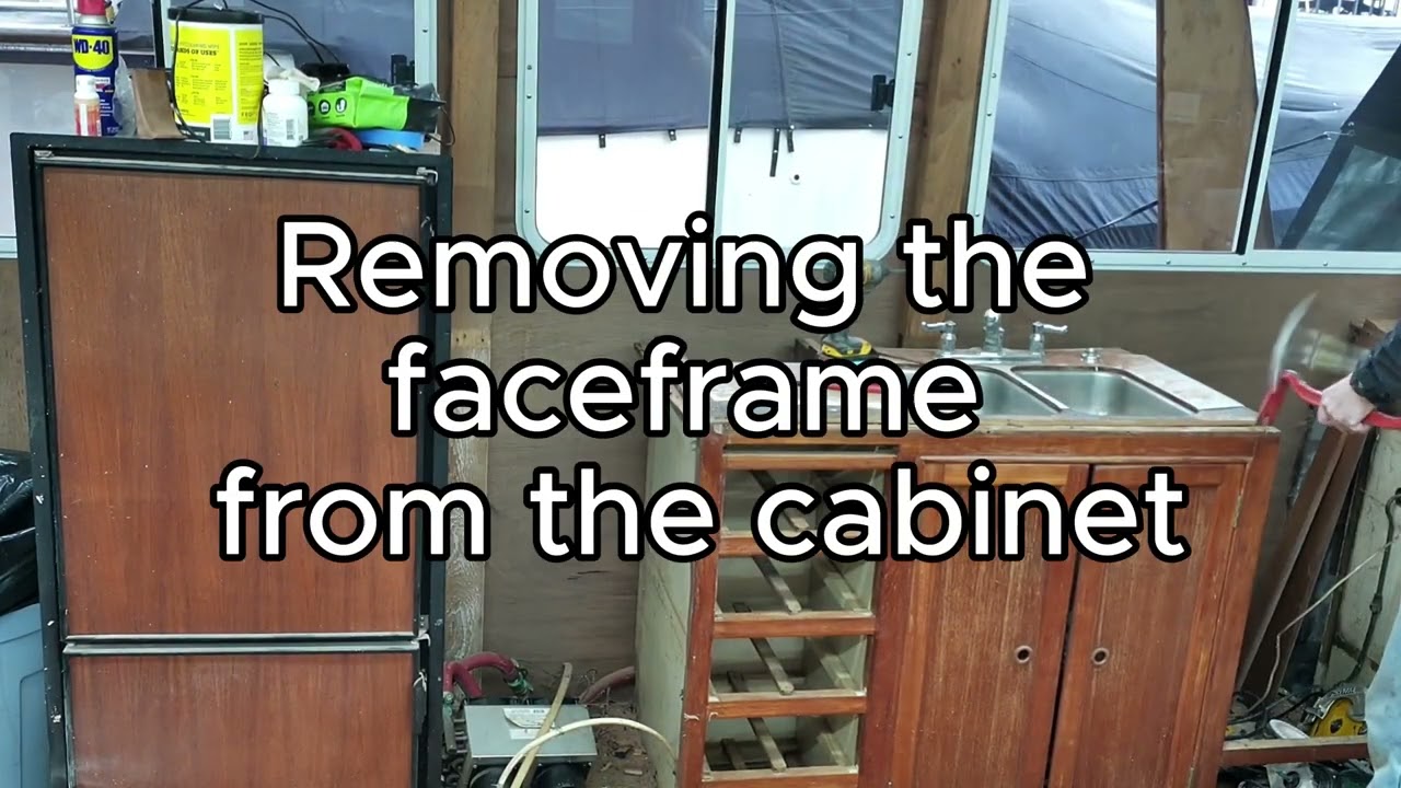 Tearing Out the Worn Out Galley Cabinets in Our Grand Banks 48' Restoration Journey!  Episode 38