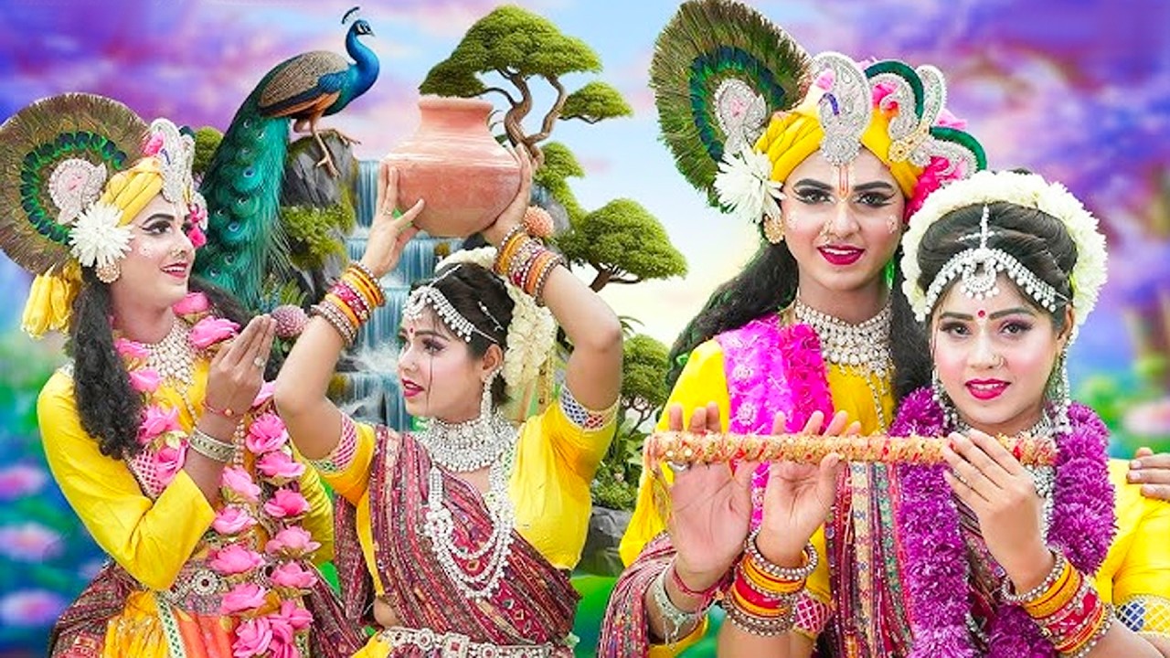 राधा कृष्ण डांस - राधा रानी श्याम तुझको पुकारे_Radha Rani Shyam Tujhko Pukare I Dance Song \Kanha Ji