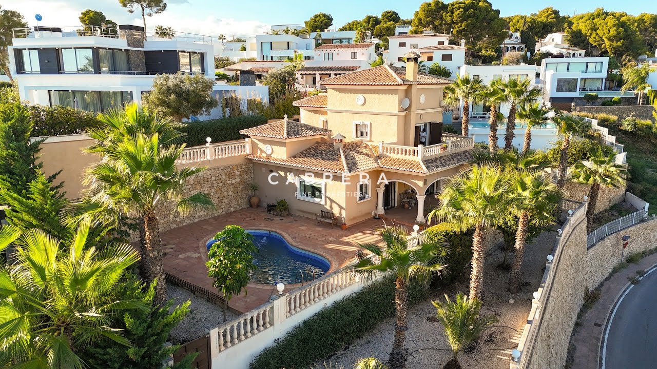 CLASSIC LUXURY VILLA - SEA & MOUNTAIN VIEWS - BEACH MORAIRA - BENISSA - CALPE - COSTA BLANCA - SPAIN