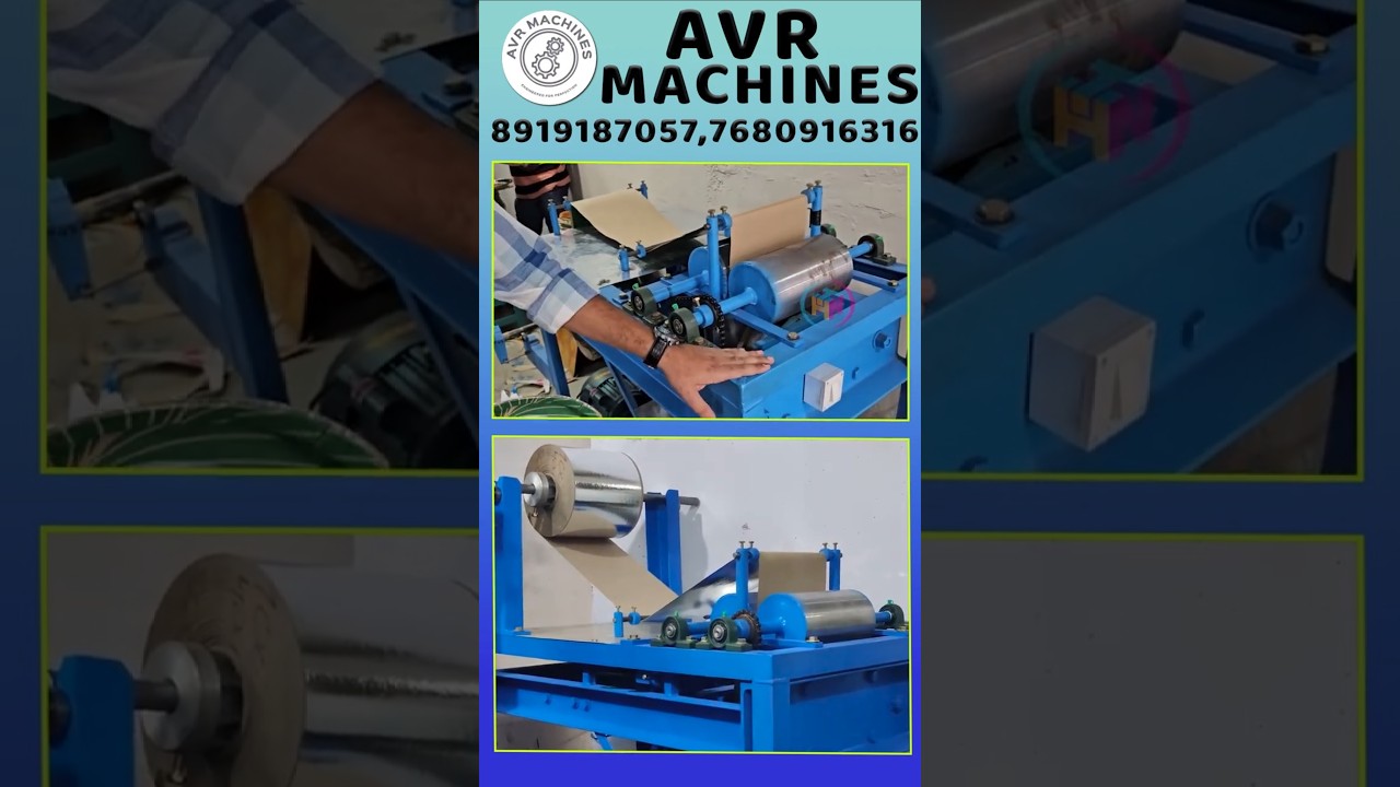 Tiffin plate machine automatic #tiffin #paperplatemachine #machine #smallindustries #factoryproducts