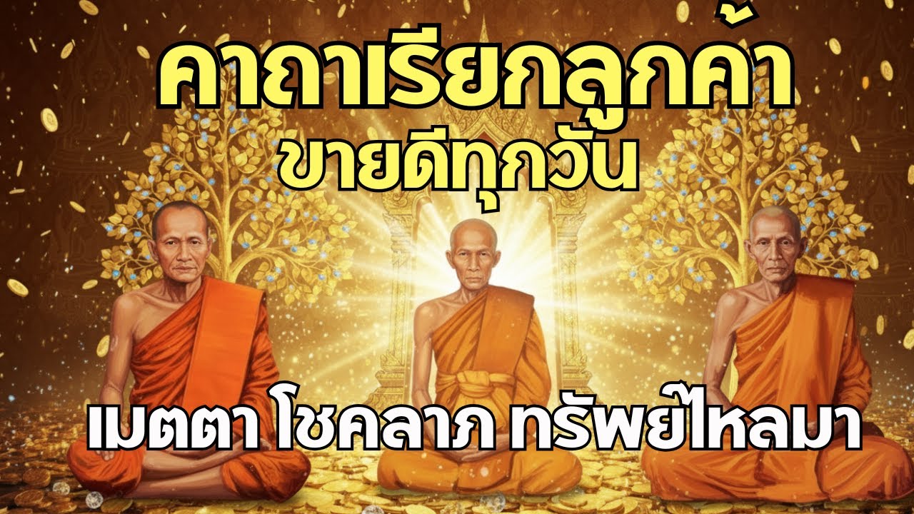 คาถาเรียกลูกค้า ขายดีทุกวัน เมตตา–โชคลาภ–ทรัพย์ไหลมา