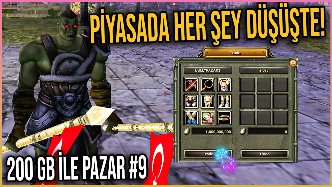 ZERO PAZAR SALLANTIDA! | 200 GB ile Pazar Yapıyorum #9 | Knight Online Pazar | ZERO
