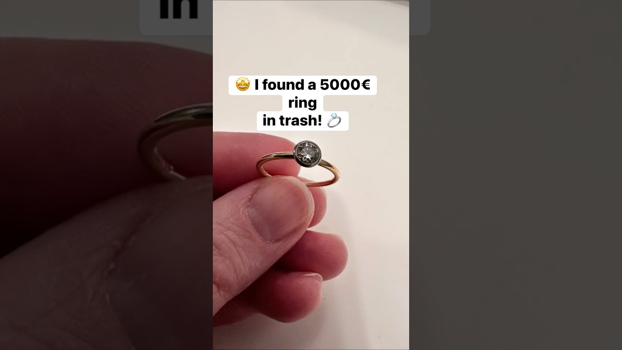 I found a 5000&euro; ring in trash! 🤑 / Я нашла кольцо за 5000&euro; в мусоре!