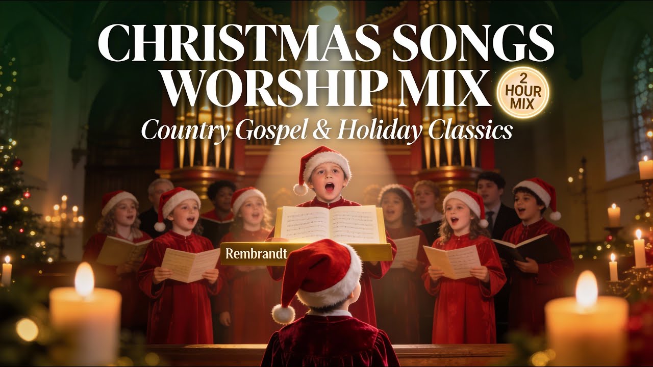 Christmas Songs Worship Mix | Country Gospel, Holiday Classics & Peaceful Praise (2 Hours)