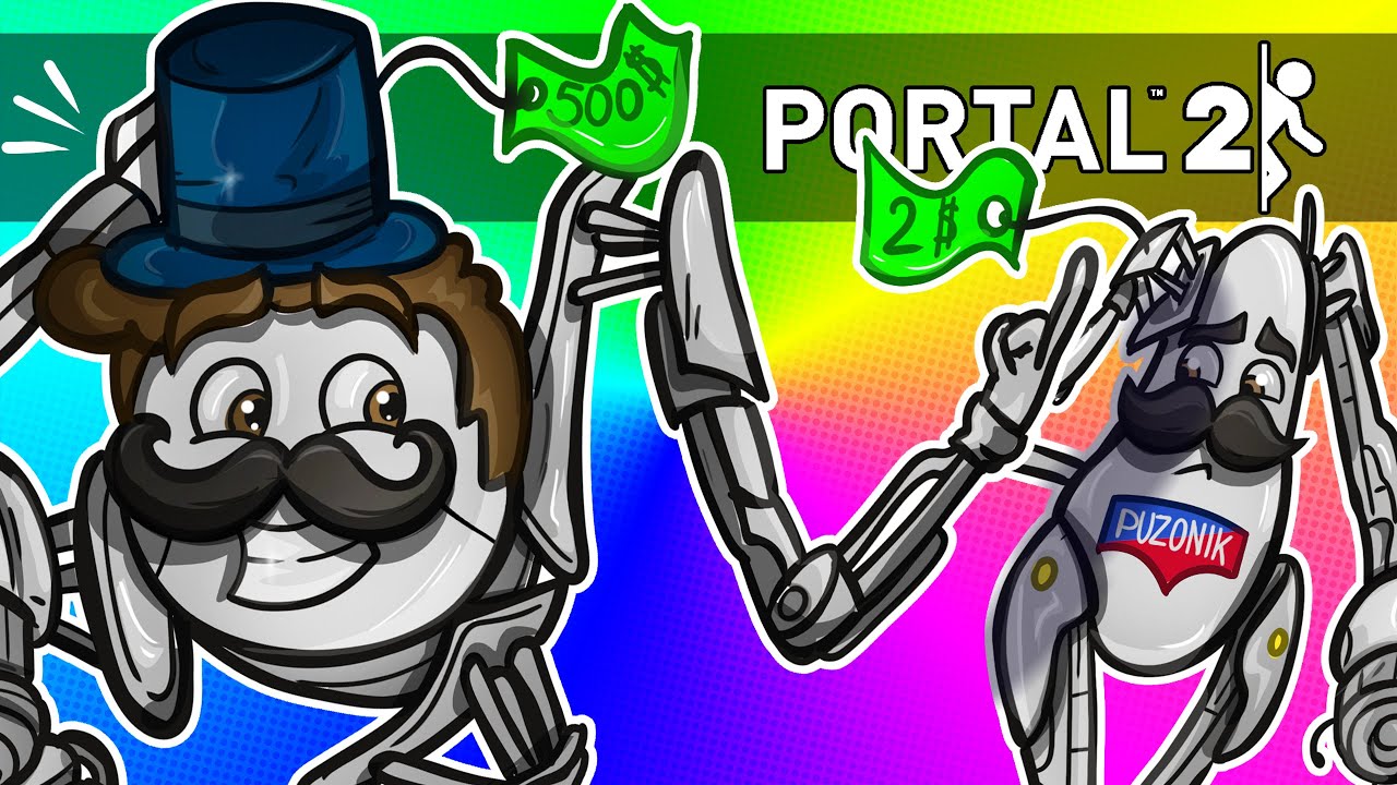 🔥 PRESTIŻOWY ROBOT KONTRA ROBOT BIEDAK! | PORTAL 2 COOP /w Puzonik