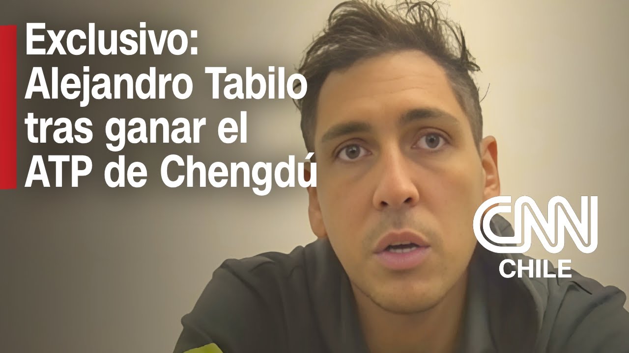 Alejandro Tabilo tras coronarse campe&oacute;n en Chengd&uacute;: 