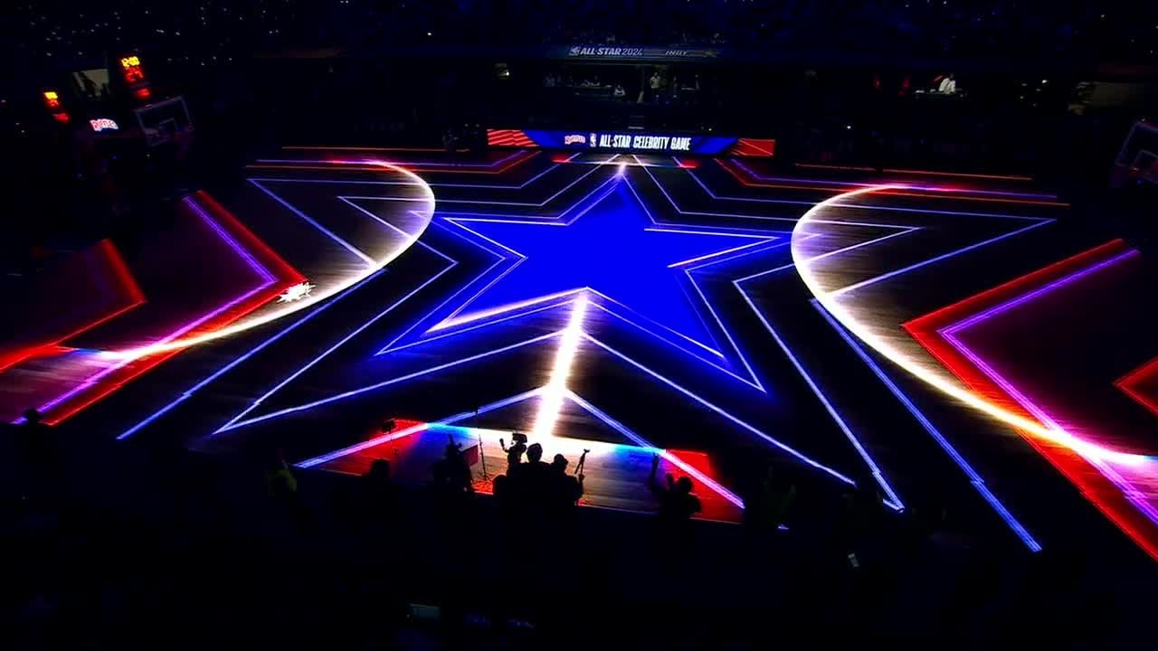 The NBA's LED NBA All-Star Court is WILD 😱 | NBA on ESPN