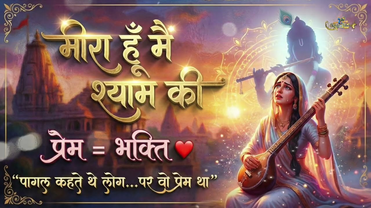 मीरा की हर साँस में श्याम | प्रेम, पीड़ा और भक्ति की अमर कथा 💔✨ | Emotional Krishna Bhajan