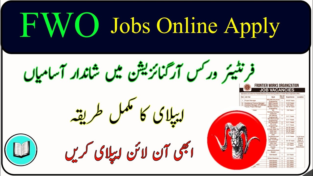 Online Apply Complete Process FWO Jobs 2025