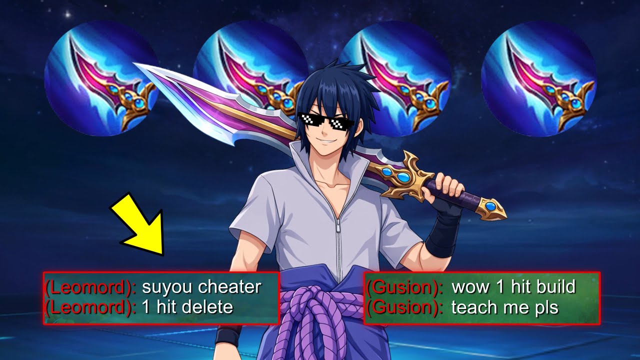 NEW SUYOU BEST 1 HIT BUILD IS HERE!!🔥 (Must Try This) - Mobile Legends