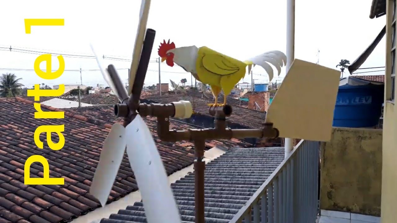 Cata vento de pvc animado (galo) passo a passo - parte 1