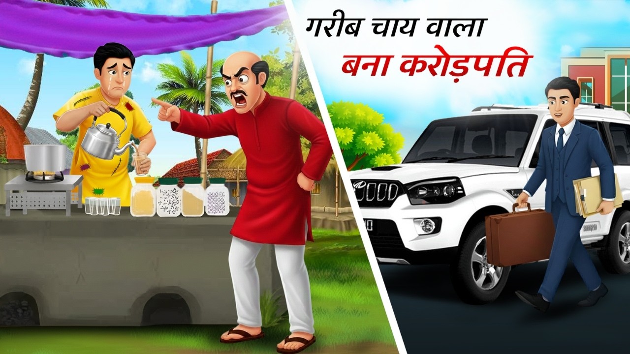 गरीब चायवाला बना करोड़पति | Gareeb Chaiwala Bana Crorepati | Hindi Kahani | Hindi Kahaniyan | Kahani