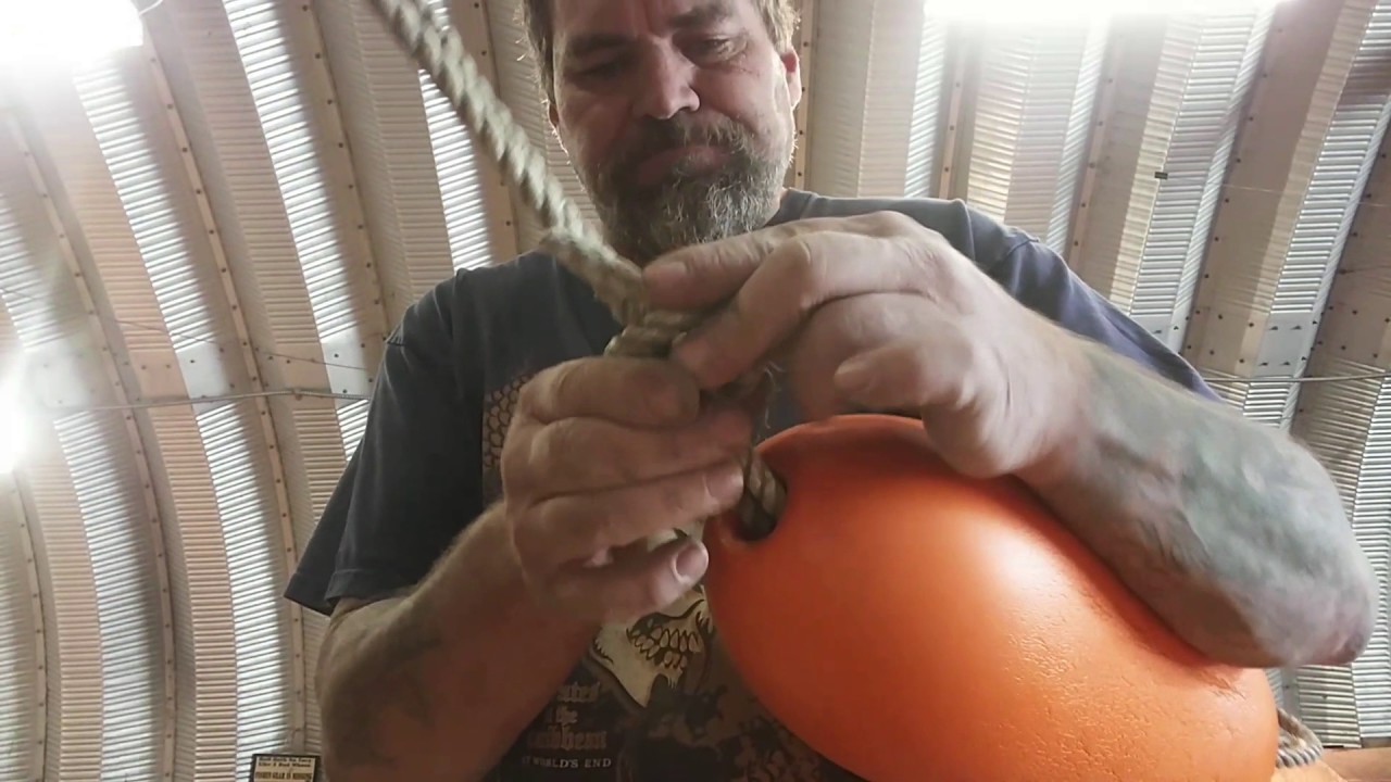 How to put a rope on a new Buoy