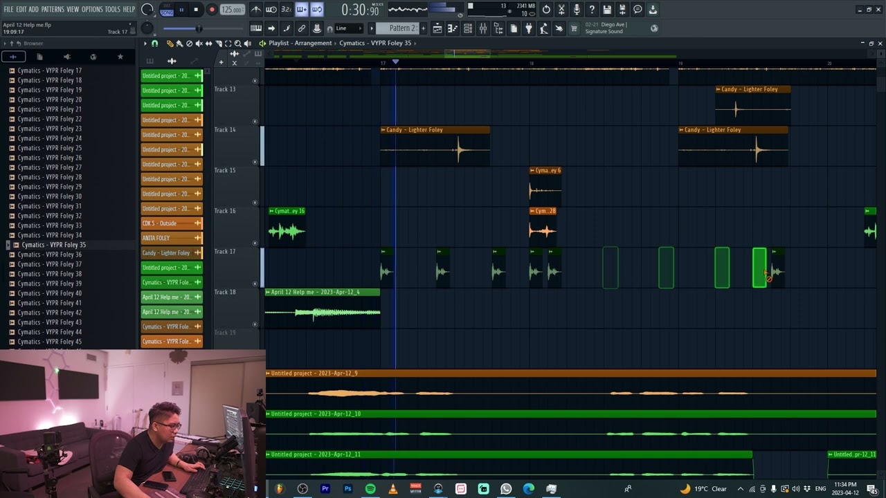 Rare footage of Simon enjoying his music (colourized)