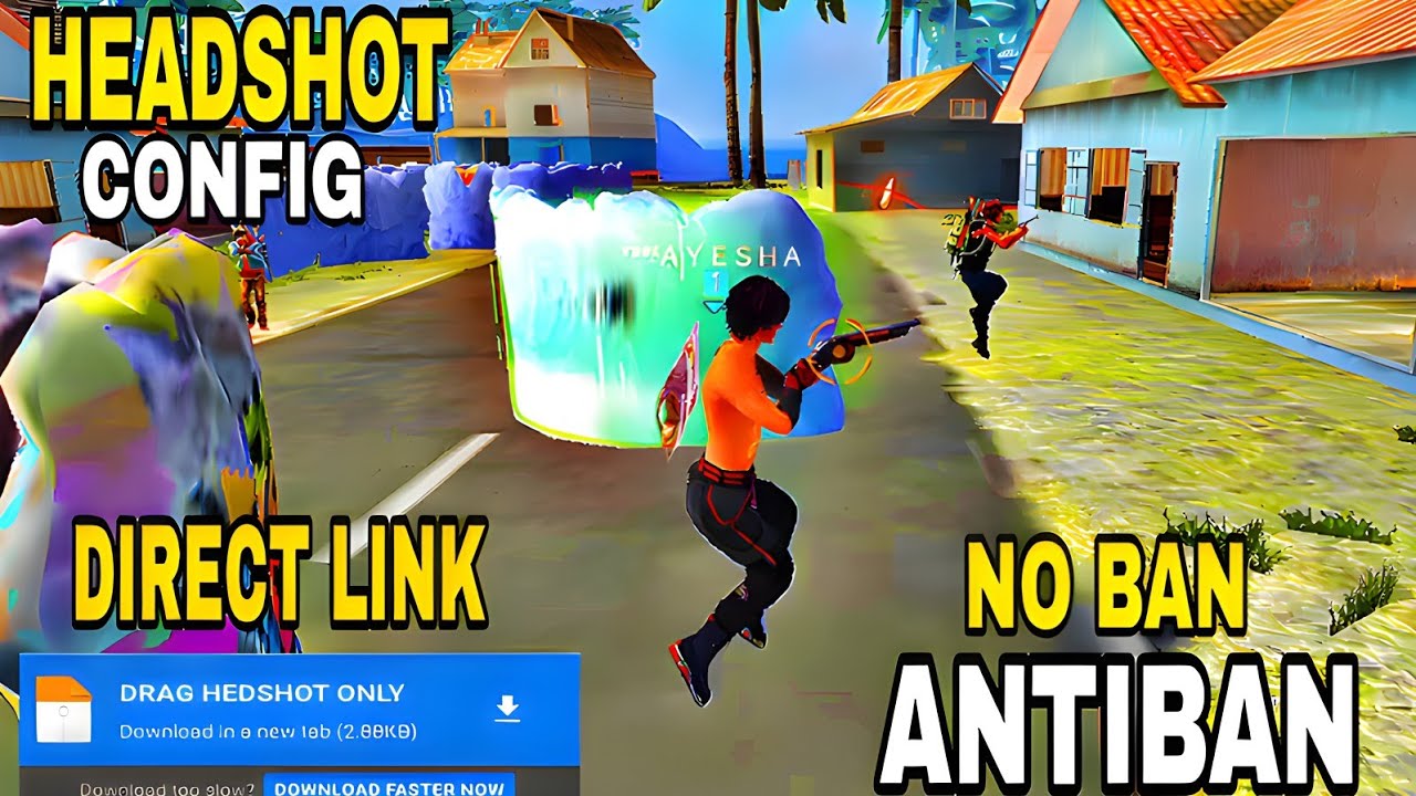 Free Fire Headshot Config File😈 || Free Fire New Headshot File || 100% Headshot Config