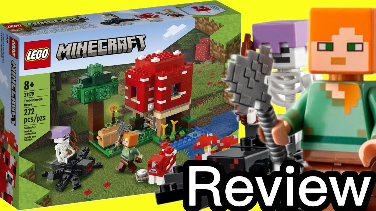 Eine LEGO THEMENREIHE, die NIE ENTT&Auml;USCHT?! - LEGO Minecraft 21179 Das Pilzhaus Review