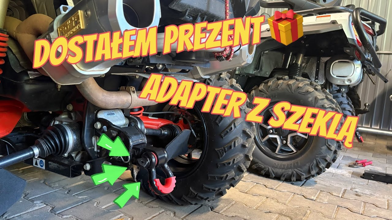 ADAPTER Z SZEKLĄ USA do quada . Dostałem prezent 
