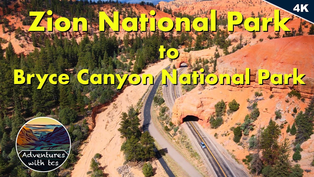 Let's Drive from Zion to Bryce Canyon National Parks on US 89 and Utah 9 and Utah 12
