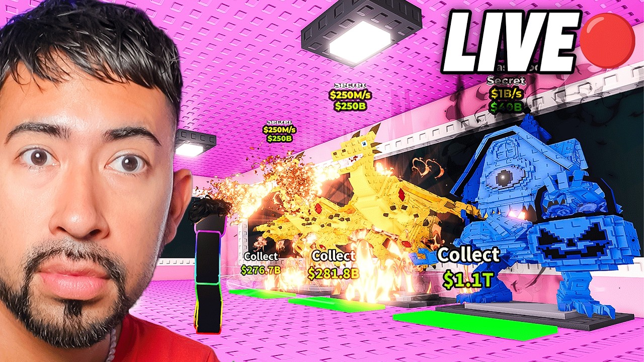 Trading Up to an OG! LIVE in Steal a Brainrot LIVE - Day 1
