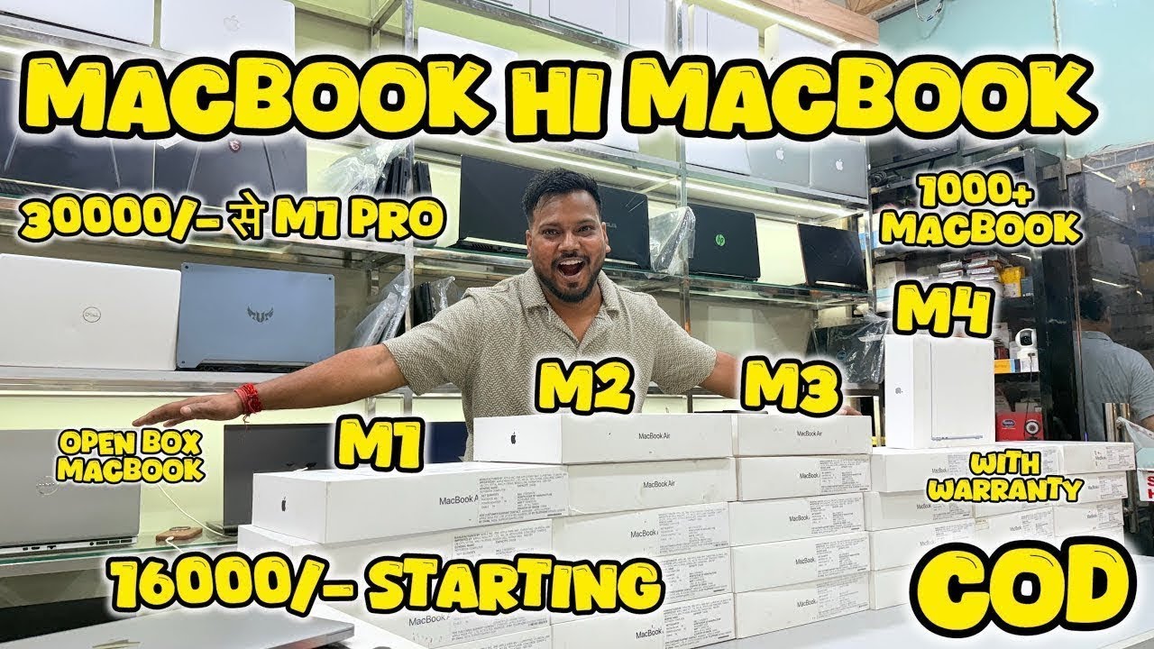 Open Box MacBook Air & Pro | Cheap Apple MacBook Air, M1, M2, M3, M4 | Second Hand MacBook In Delhi