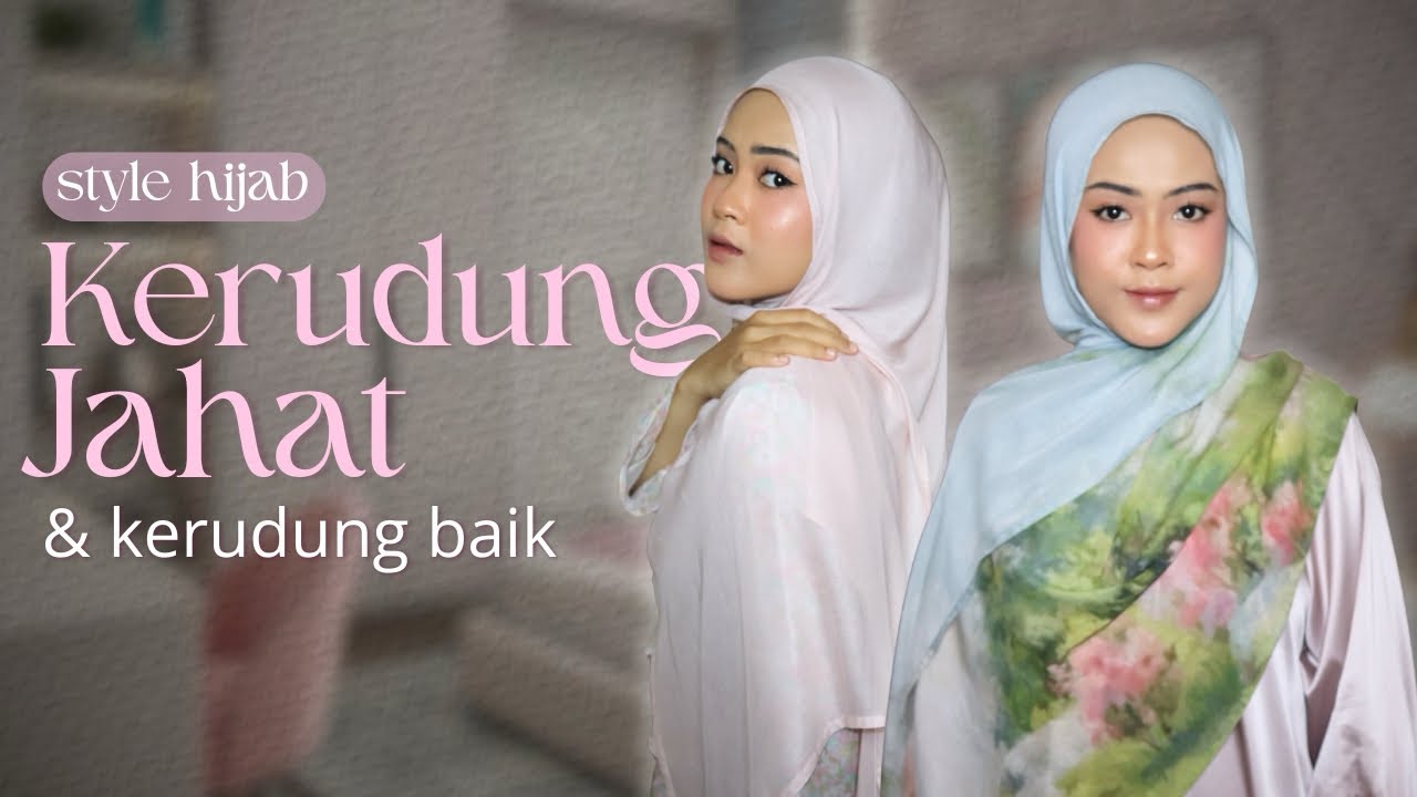 KERUDUNG JAHAT VS KERUDUNG BAIK PAKE PASHMINA VISCOSE!!! (TUTORIAL)
