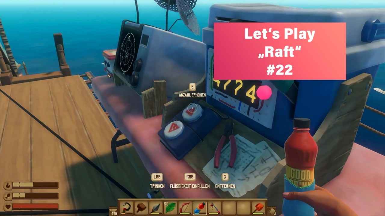 Let's Play Raft #22 | Endlich die Koordinaten! Nächster Story-Punkt voraus 📡🧭