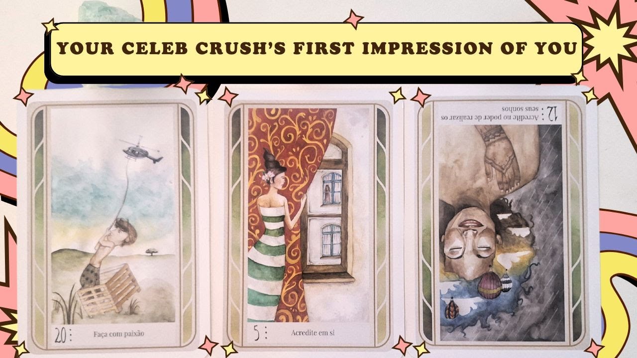 💫 YOUR CELEB CRUSH’S FIRST IMPRESSION OF YOU 😍 | Pick a Card Tarot Reading