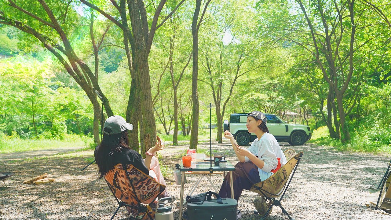 태어나서 캠핑 처음 해보는 친구랑 둘이 캠핑가면 생기는 일｜캠핑브이로그｜새와참새