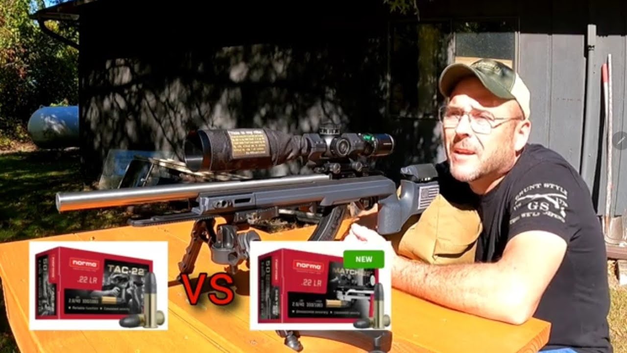 Norma Tac22 vs Norma Match .22LR in a Precision 10/22