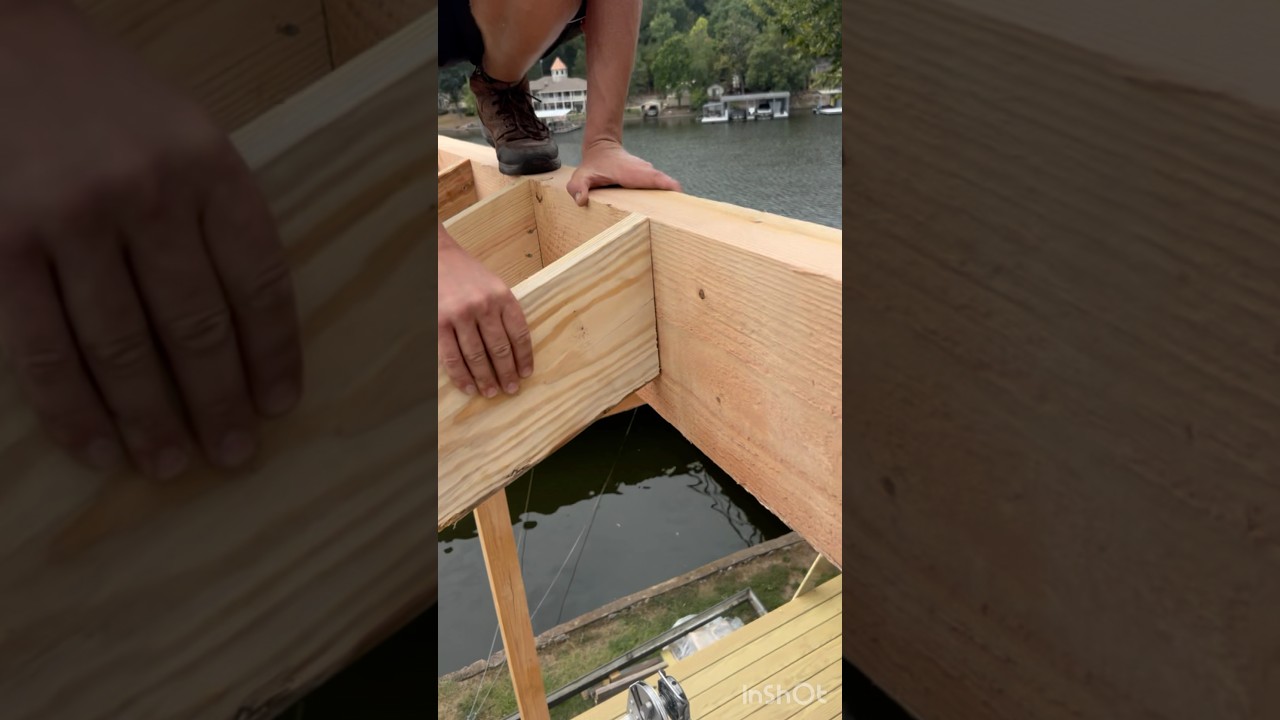 roof rafters #diy #wood #addition