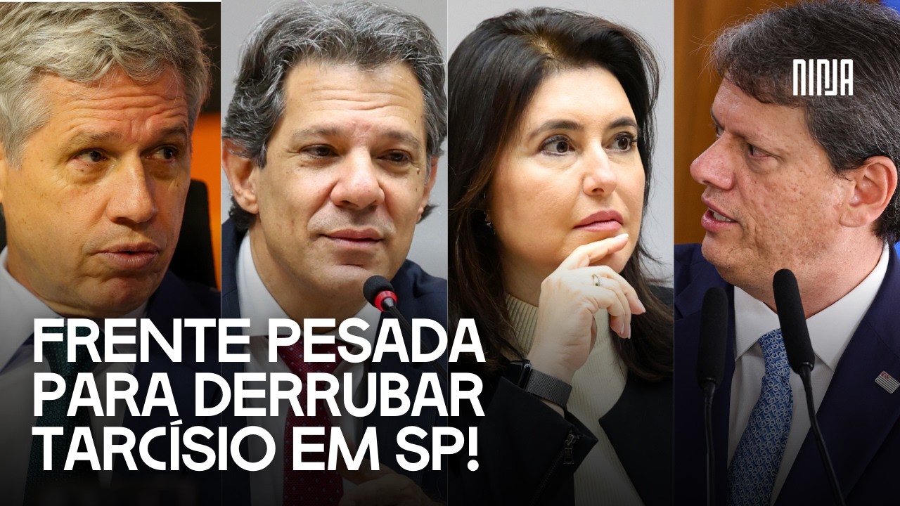 🔥Paulo Teixeira monta “dream team” com Haddad e Tebet para derrubar Tarcísio em SP🔥