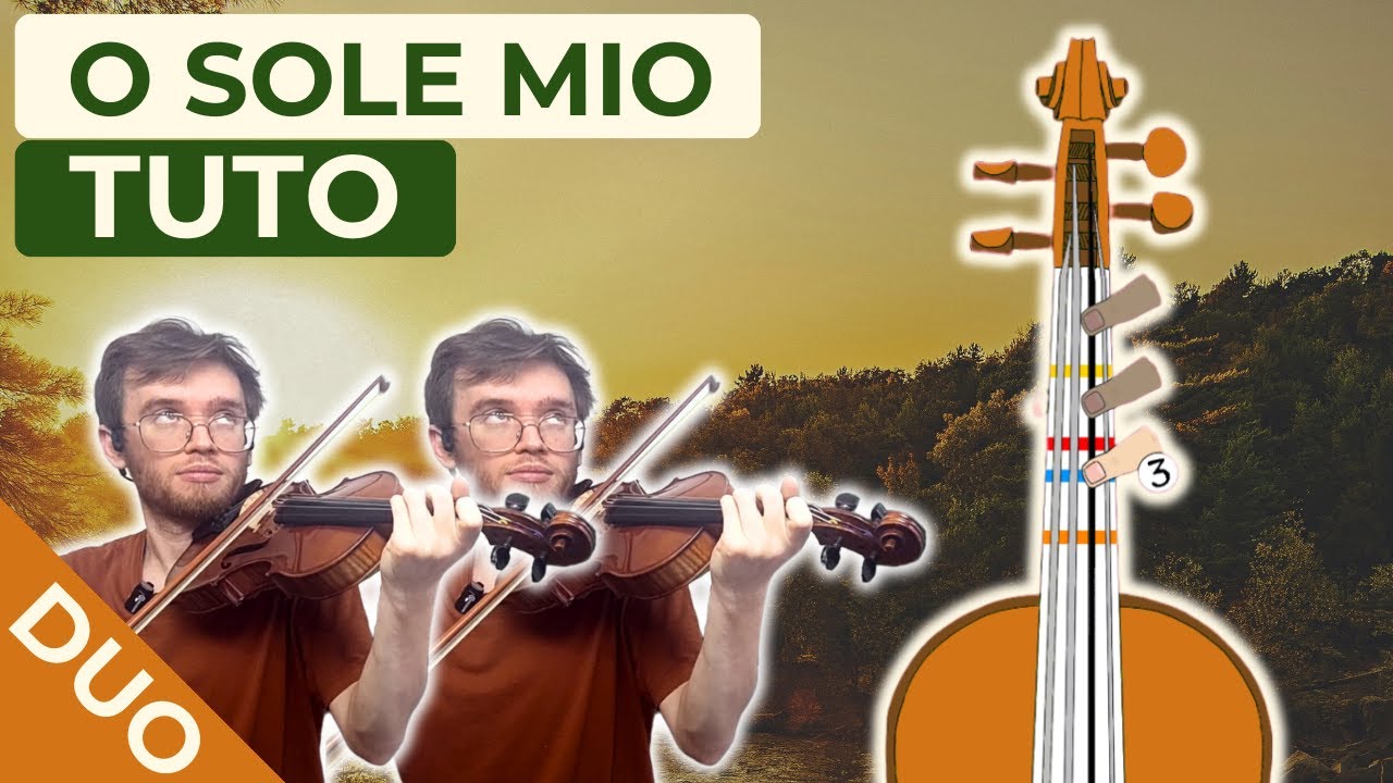 Comment jouer O Sole Mio : partitions pour 2 violons !