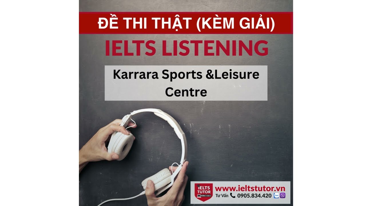 Спортивно-развлекательный центр Karrara: реальный тест IELTS Listening Vol 3, раздел 2