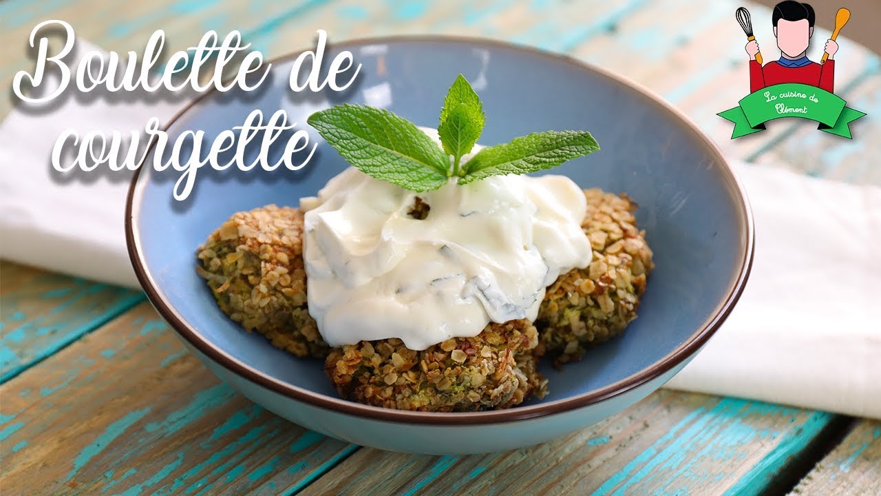 Recette boulette de courgette