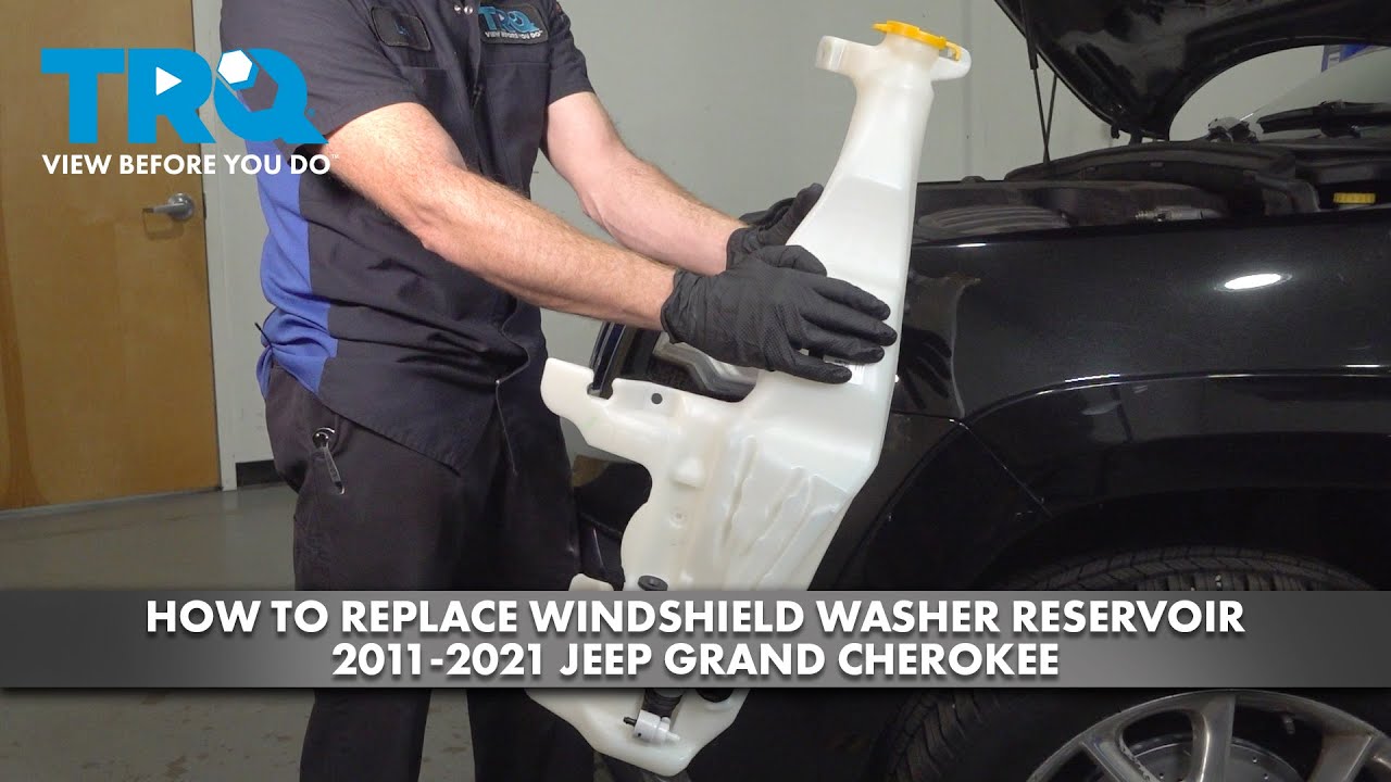 How to Replace Windshield Washer Reservoir 2011-2021 Jeep Grand Cherokee