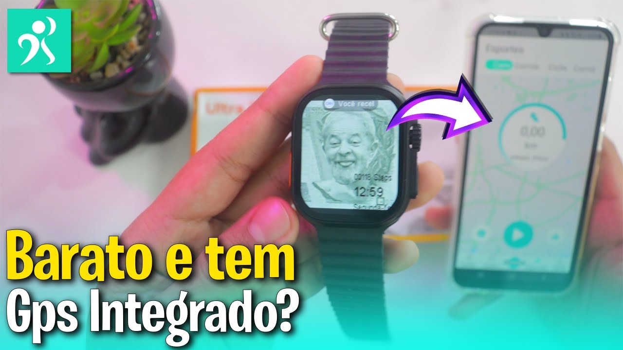 Smartwatch Ultra 3 Max tem GPS INTEGRADO?