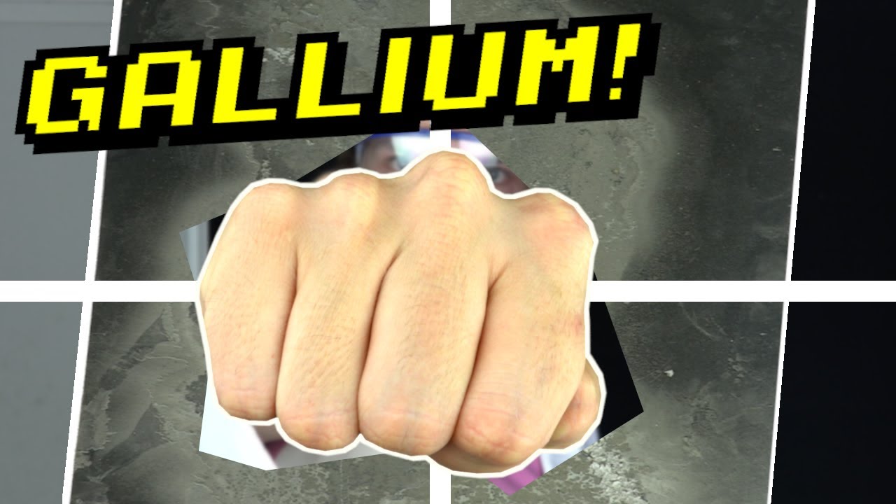 Metall mit Faust durchschlagen - Gallium Experiment
