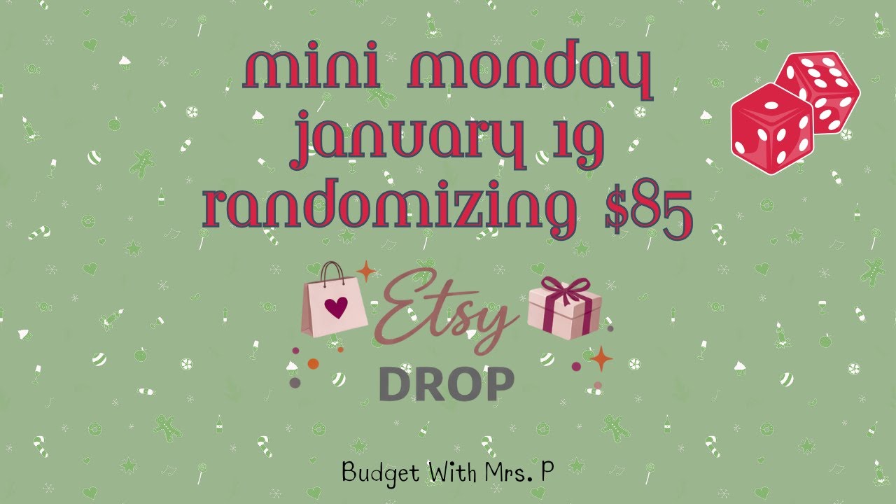Mini Savings Challenges 1/19/26 | Savings for Various Sinking Funds | Huge Etsy Drop!
