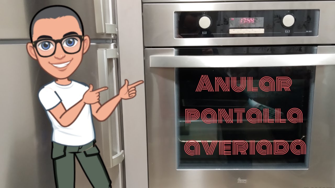 ANULAR INTERFAZ, Y CÓMO QUITAR CRISTAL DE LA PUERTA HORNO TEKA HA 840