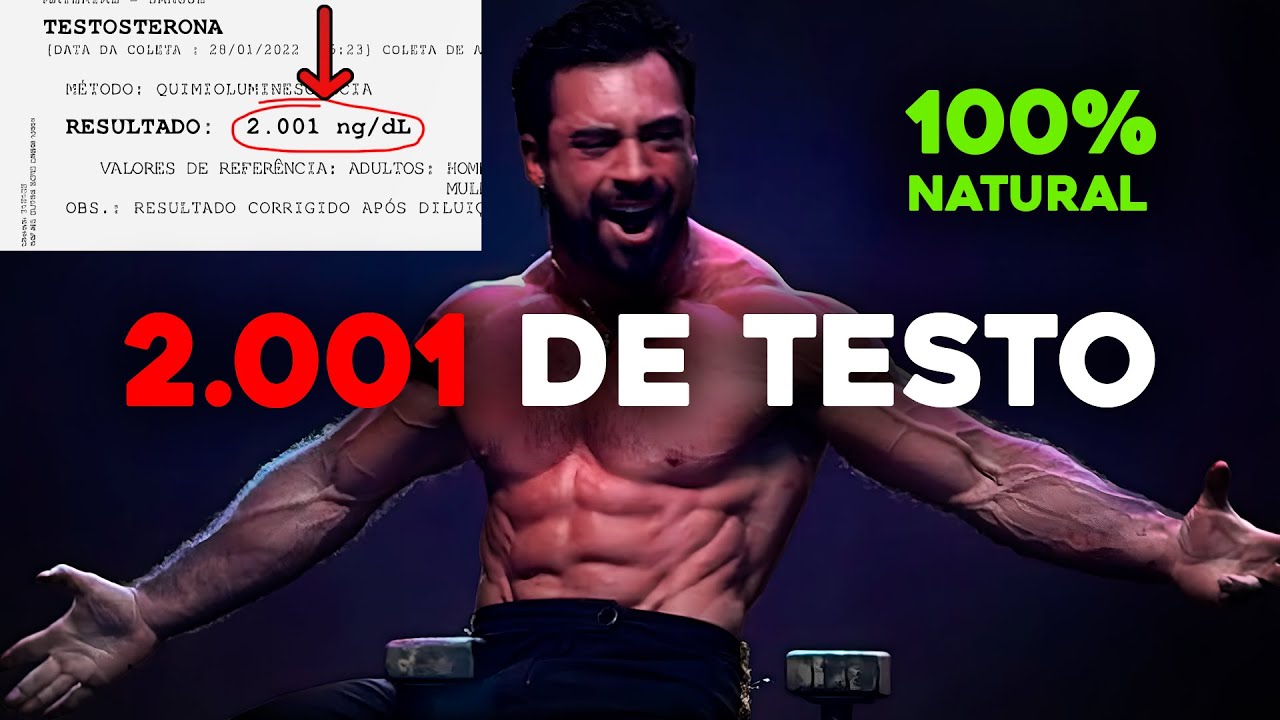 Como ELE bateu 2000 de TESTO NATURAL (PASSO A PASSO REAL)