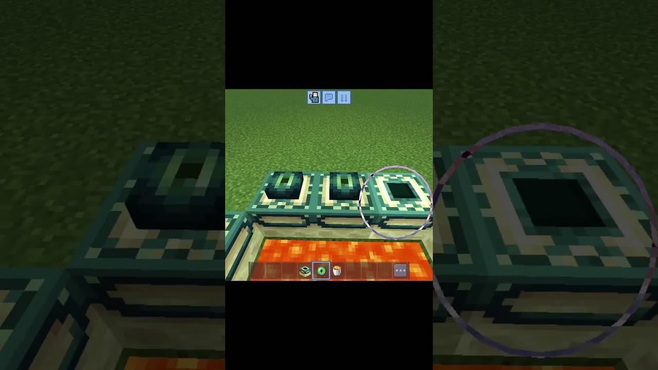 End portal in Craftsman: Building Craft 🏗️ | Easy Tutorial #Shorts #gaming