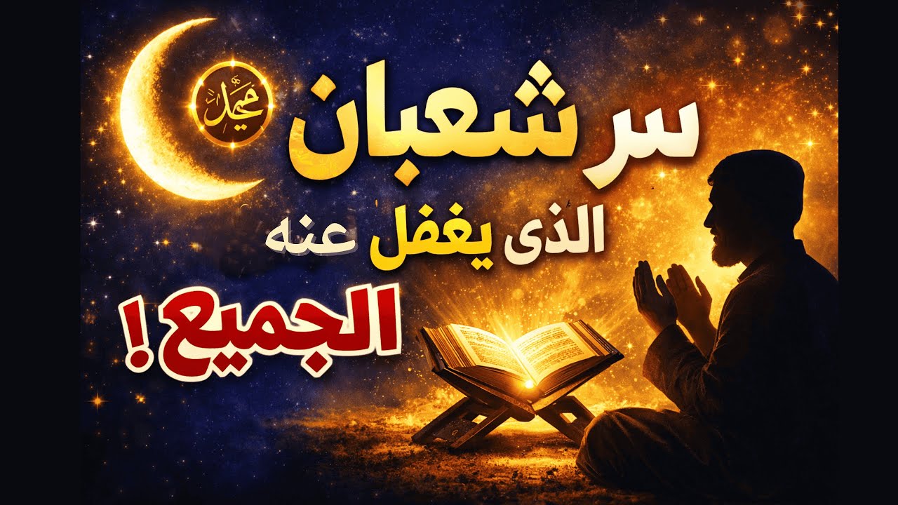 شعبان: الشهر الذي يغفل عنه الجميع… تعرف على سر صيام النبي ﷺ!