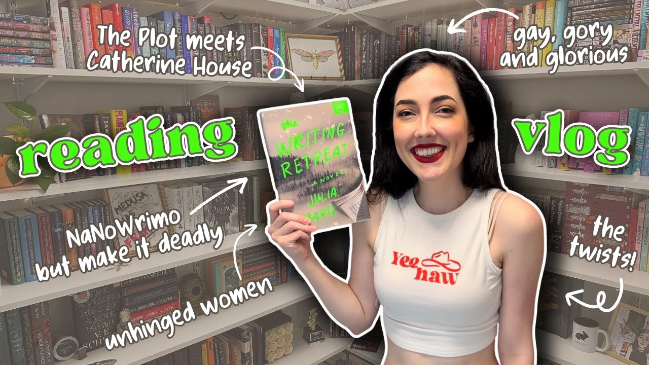 Gay, Gory & Glorious 💚 Writing Retreat READING VLOG