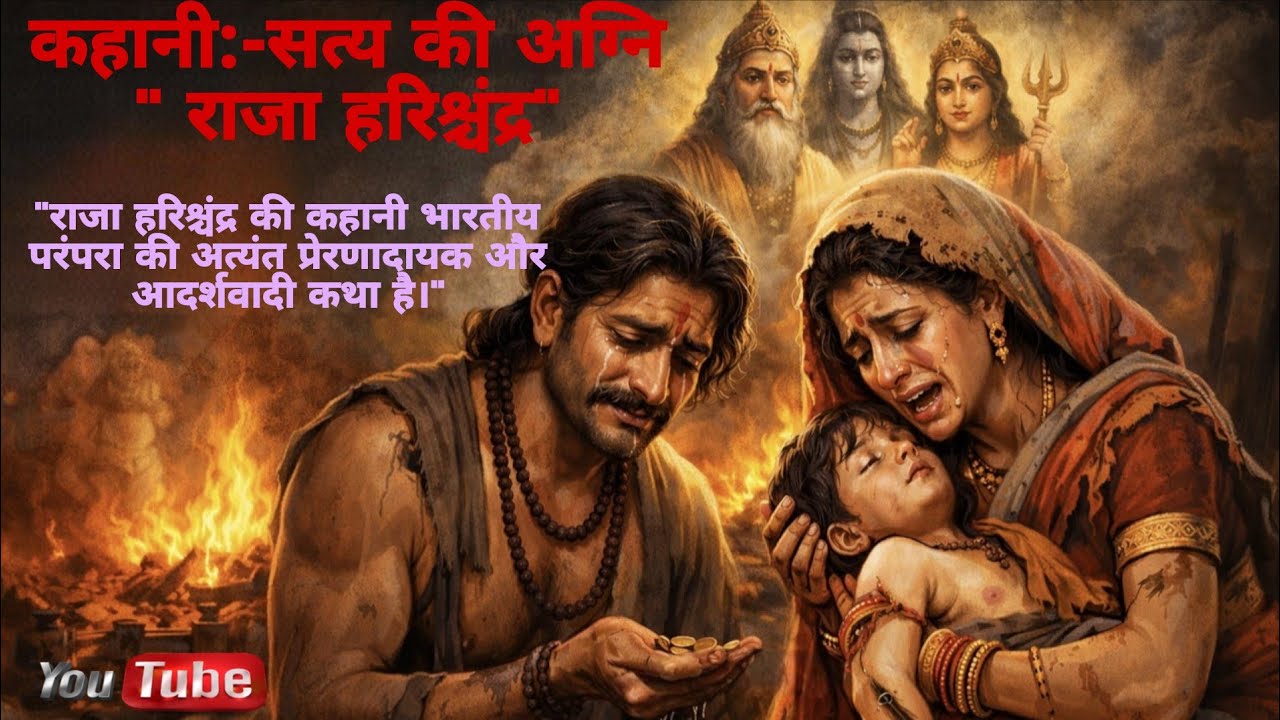 सत्य और धर्म की अद्भुत कहानी – राजा हरिश्चंद्र।