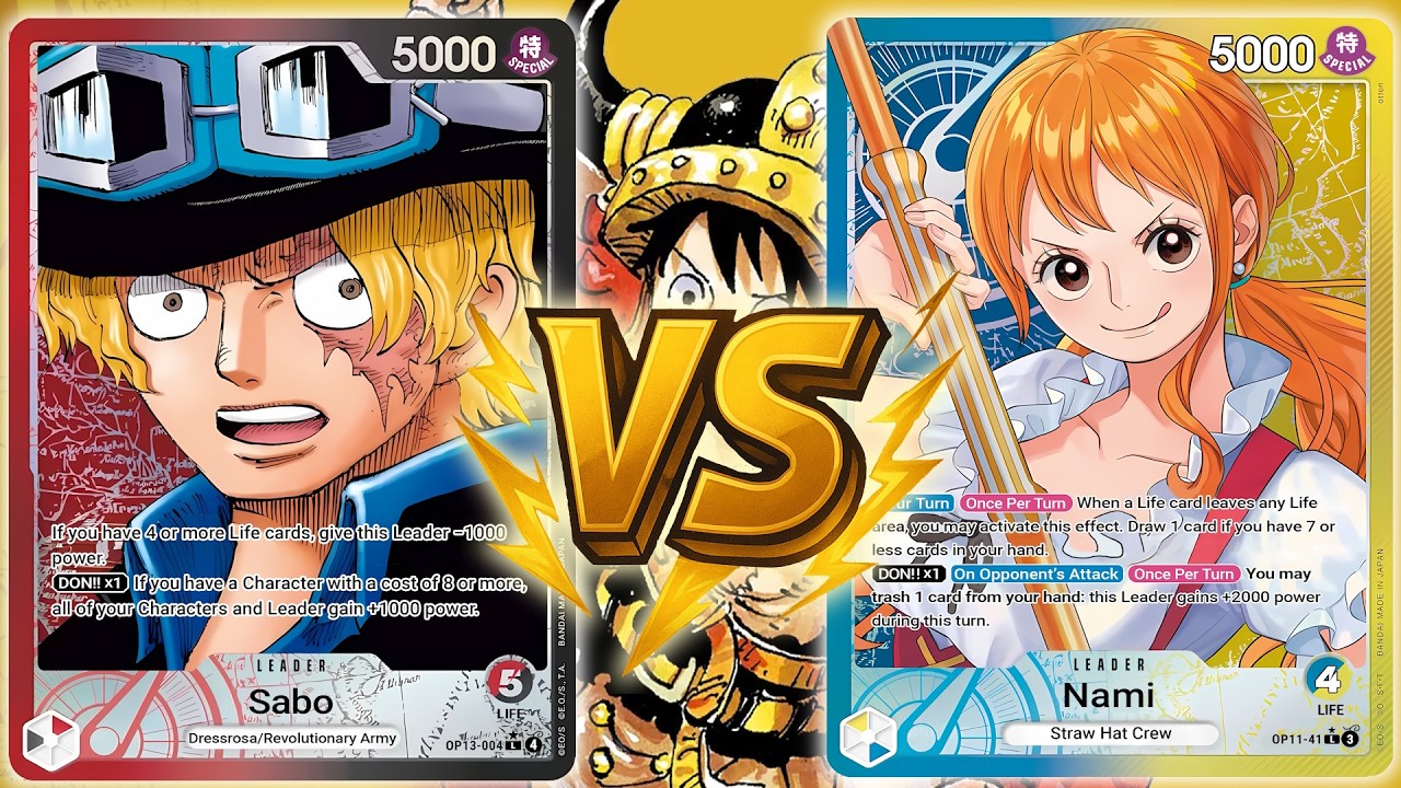 RB Sabo vs UY Nami | OPTCG Sim Gameplay | OP17