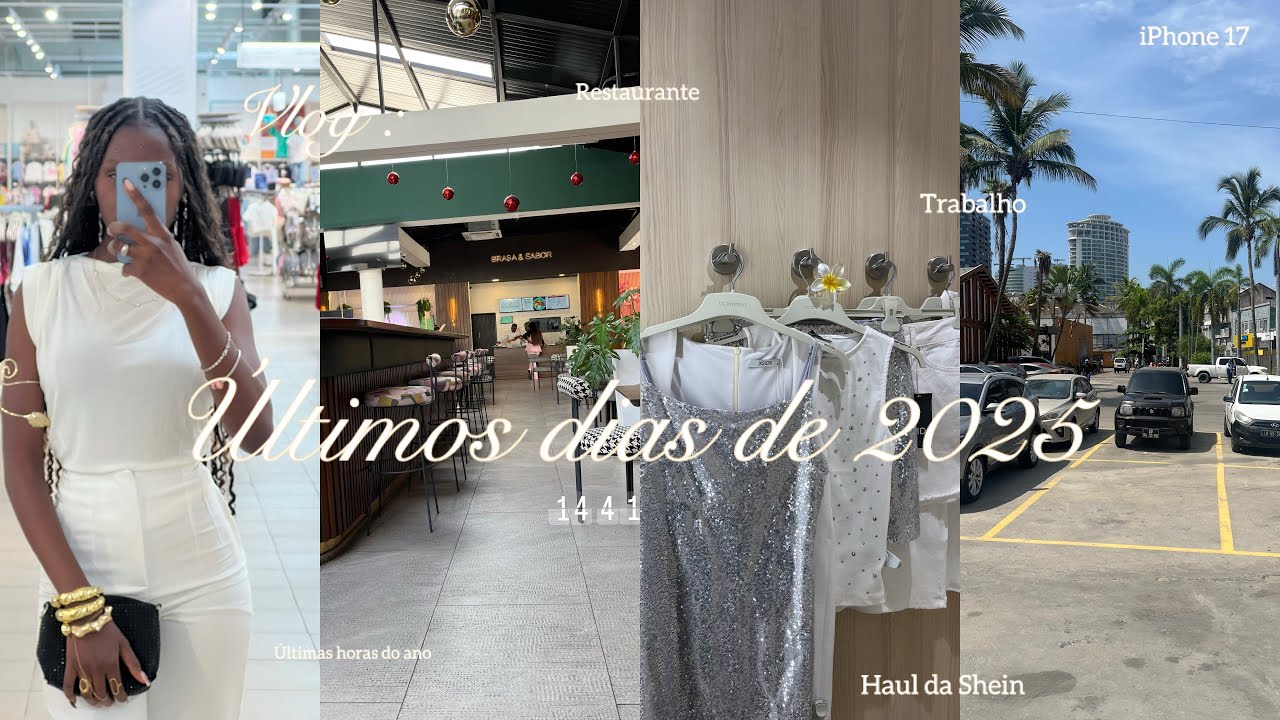Vlog: ULTIMOS DIAS DO ANO 2025// Trabalhos, Iphone 17, Sorteio ,Roupas novas ,AMIGA.🤍✨