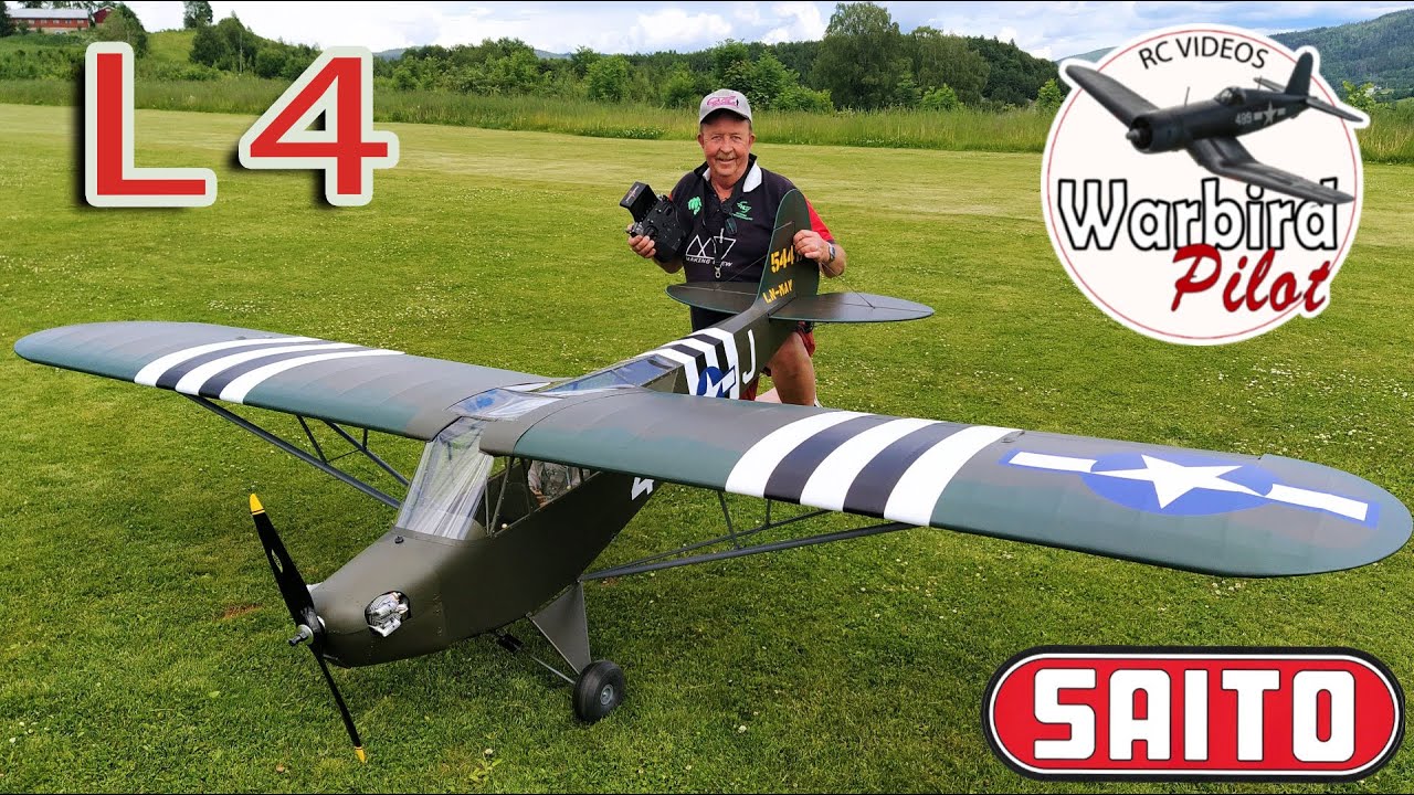 Paolo Severin 1/3 L4 Grasshopper with Saito Fg61 twin boxer fourstroke engine